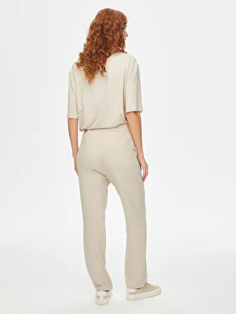 Relax Diagonal Dokulu Slım Fit Örme Pantolon 69763