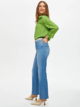 Flare Paça Jean Pantolon S25JPN014