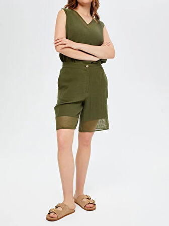 File Garnili Müslin Şort S25SRT004