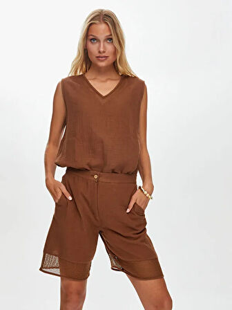 File Garnili Müslin Şort S25SRT004