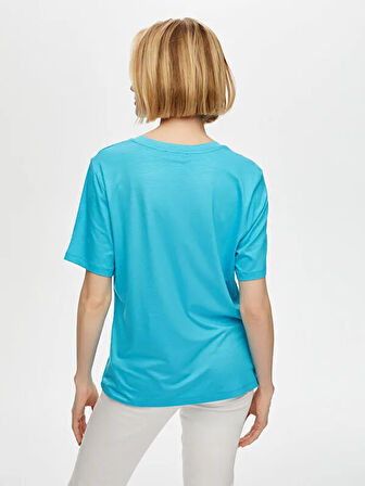 V Yaka Kısa Kol  T-Shirt S25TSH001