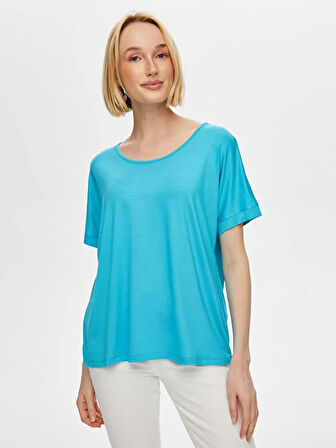 Yuvarlak Yaka Düşük Kollu T-Shirt S25TSH003