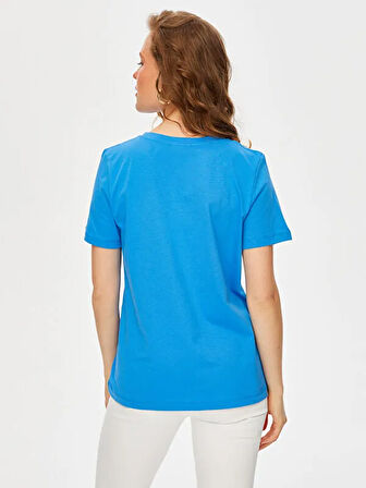 %100 Pamuk Yuvarlak Yaka T-Shirt S25TSH008