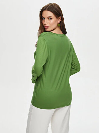 V Yaka Truvakar Kol T-Shirt S25TSH005