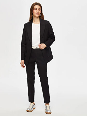 Kargo Cep Detaylı Pamuklu Blazer Ceket 018