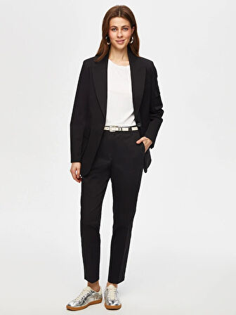 Kargo Cep Detaylı Pamuklu Blazer Ceket 018
