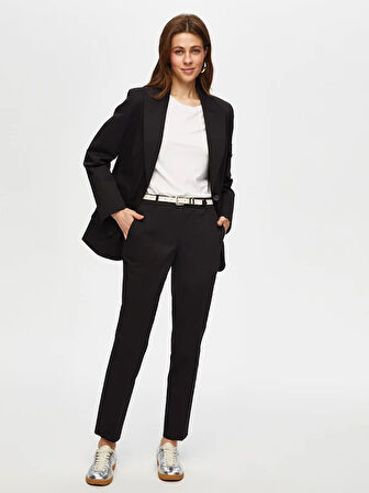Kargo Cep Detaylı Pamuklu Blazer Ceket 018