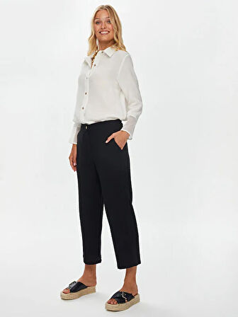 Wide Leg Fit Müslin Pantolon S25PNT028