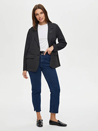 Örme Rahat Form Blazer Ceket S25CKT045