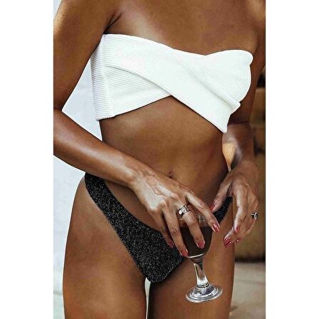 Angelsin Beyaz Bikini Üst Beyaz