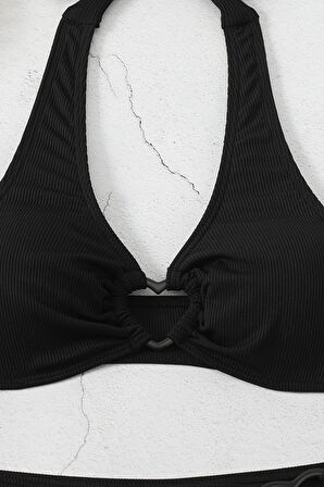 Angelsin Kalp Aksusuarlı Bikini Takım (Çıkartılabilir Kaplı)