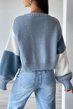 Merry See Düşük Omuzlu Yumuşak Dokulu Salaş Triko Hırka