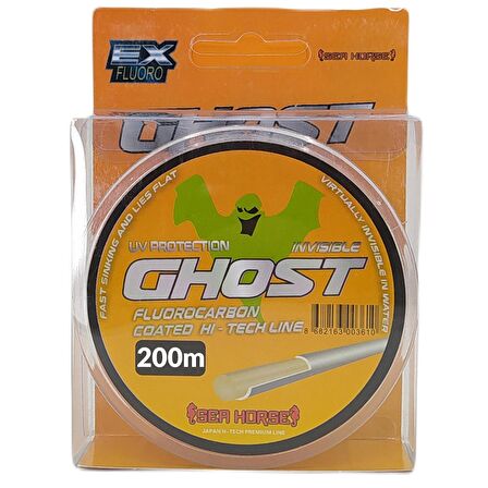 Sea Horse Ghost 200m Hayalet Misina Fluorocarbon Coated Şeffaf