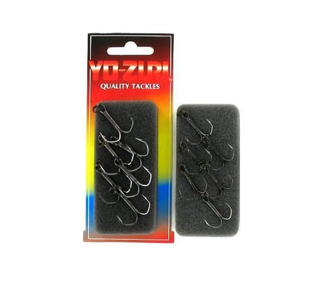 Yo-Zuri Treble Hook 3 Lü İğne B.Nikel 6 Pcs No:2