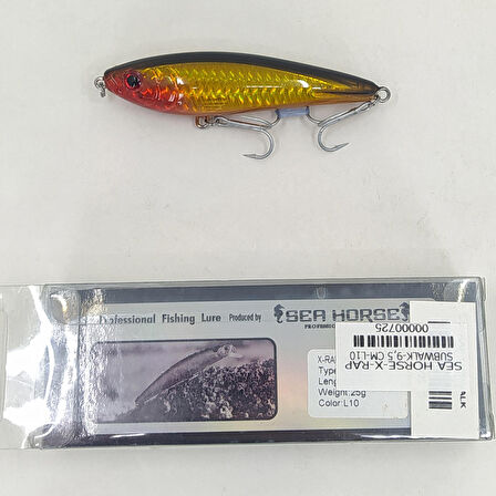 Sea Horse X-Rap Subwalk 9.5cm L10 25gr Yapay Balık 000320