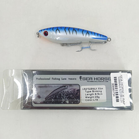 Sea Horse X-Rap Subwalk 9.5cm L19 23gr Yapay Balık 000329