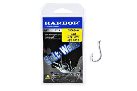 Harbor Sh54 Beak No:2/0 9pcs İğne