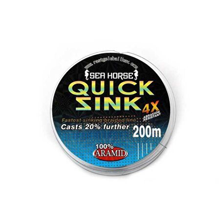 Sea Horse Quick 4x 200m 0,28mm İpek Misina