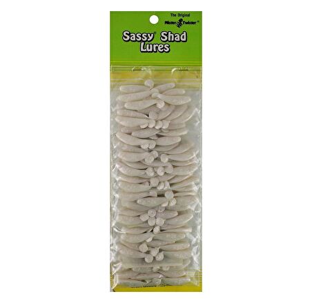Mister Twister Lures Beyaz Silikon Set 72 Adet