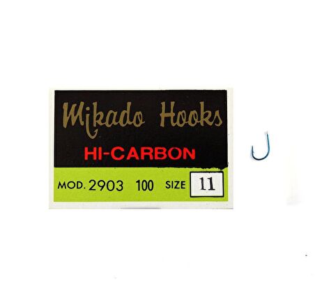 Mikado Hooks 2903 No:11 100 Pcs İğne