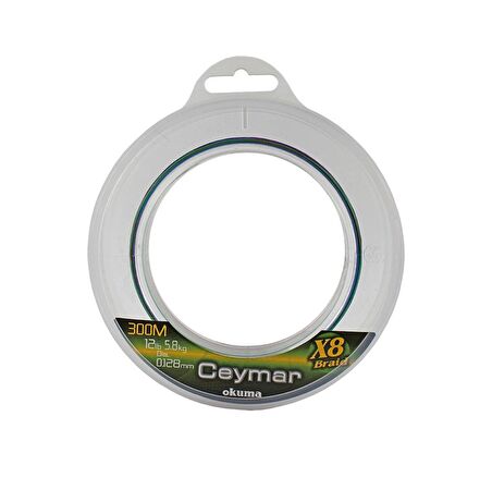 Okuma Ceymar Braıd Line Renkli 0,128mm 300mt