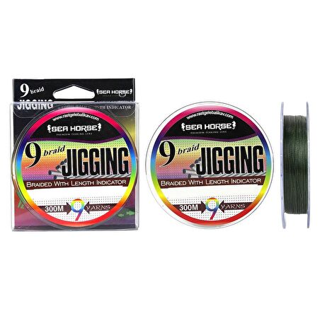 Sea Horse Jigging x9 0,06 300 Mt Green