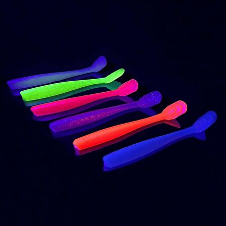 Sea Horse Beast Bass 9.5 Cm 5Gr Blue Slvry Uv 5pcs