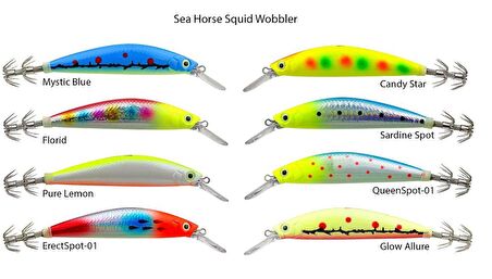 Sea Horse Squid Wobbler 100 Mm 26 Gr Candy Star#