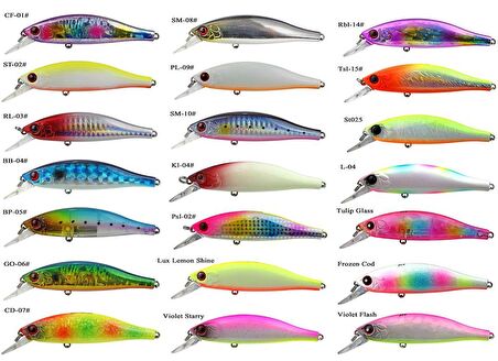 Sea Horse Em-ForSeabass 8 Cm 11gr Violet Flash