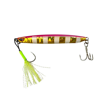 Sea Horse SS Special 60gr Jig Pink Gold Zebra Glow