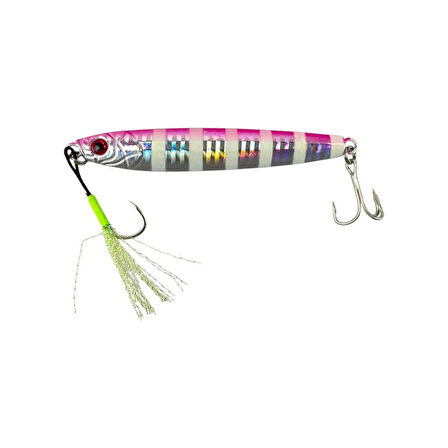 Sea Horse Special 80gr Jig Pink Zebra Glow
