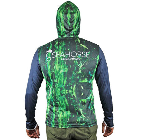 Sea Horse W.W Pro Angler Uv T-Shrt Green V.2XLrge