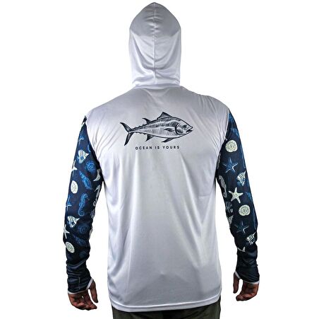 Sea Horse W.W Pro Angler Uv T-Shrt White H.Large