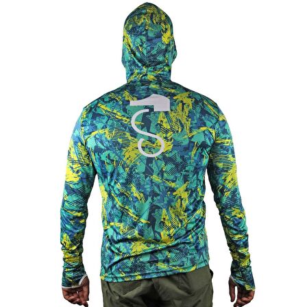 Sea Horse W.W. Pro Angler Uv T-Shrt Camo S.Medium