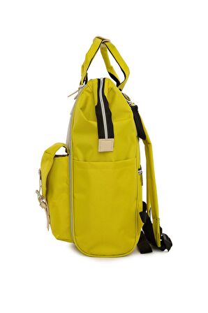 Bagmori M000003884 Çok Amaçlı Unisex Bebek Bakım Çantası Sarı