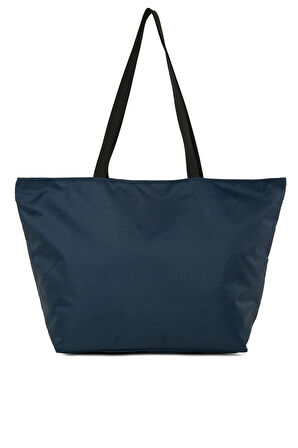 Lacivert  Çizgili Beach Bag Baskılı Plaj Çantası M000008438