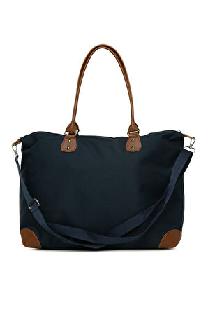 Lacivert Baby Bag Baskılı Garnili Anne Bebek Çantası M000008582