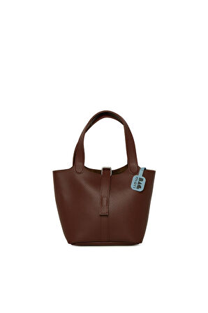 Bordo  Dokulu El Tutmalı Çanta M000008585