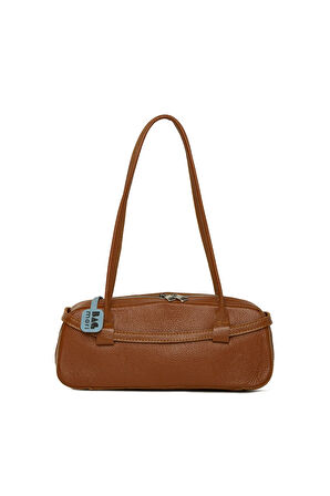 Taba  Gerçek Deri Kemerli İnce Askılı Çanta M000008606