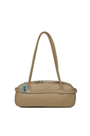 Vizon  Gerçek Deri Kemerli İnce Askılı Çanta M000008606