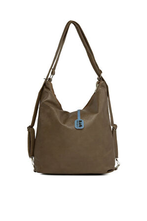 Vizon  Yumuşak Dokulu Kemer Detaylı Askılı ve Sırt Salaş Çanta M000008637