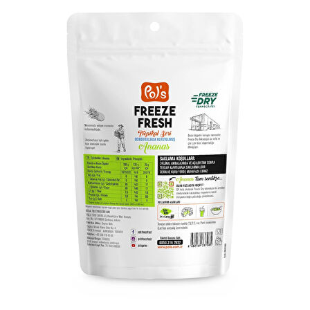 Pol’s Freeze Fresh Ananas 20 G