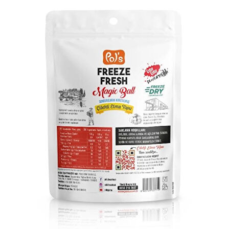 Pol’s Freeze Fresh Magic Ball Çilekli Elma Topu 16 Gr