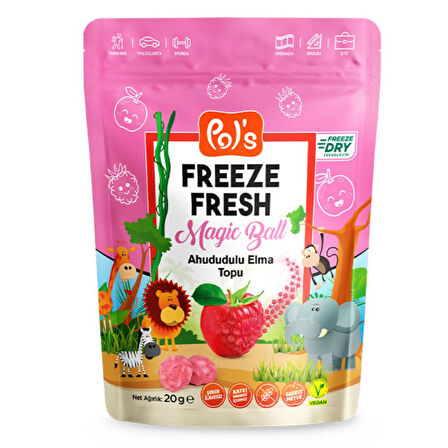 Pols Freeze Fresh Katkısız Şeker İlavesiz Dondurulmuş Magic Ball 20 g e