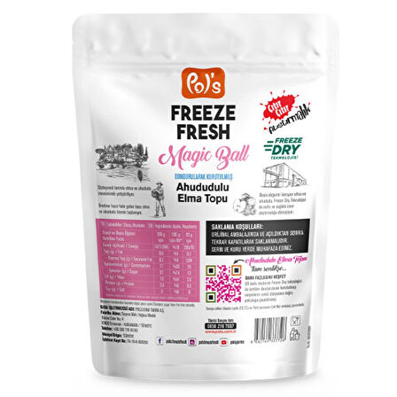 Pols Freeze Fresh Katkısız Şeker İlavesiz Dondurulmuş Magic Ball 20 g e