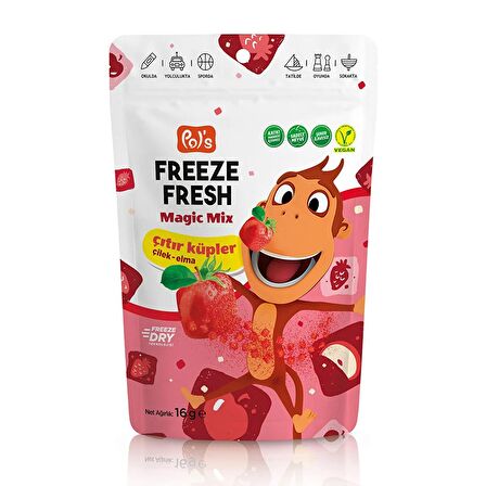 Pol's Kukuli Freeze Fresh Magic Mix Çıtır Küp 20gr