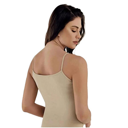 Şahinler B214 Kadın Likralı İp Askılı Atlet