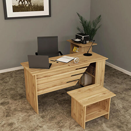 Steen-1-2-3 Ofis Masası Takımı, Makam Masası Takımı, Sekreter Masası Takımı STN04