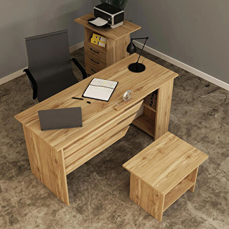 Steen-1-2-3 Ofis Masası Takımı, Makam Masası Takımı, Sekreter Masası Takımı STN04