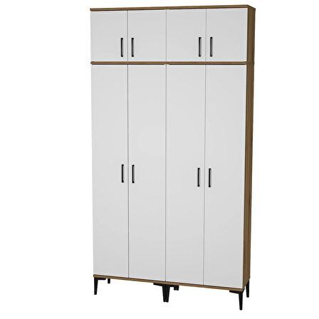 Alba-1-3-4-4 Dolaplı Ayakkabılık Vestiyer Portmanto RS02